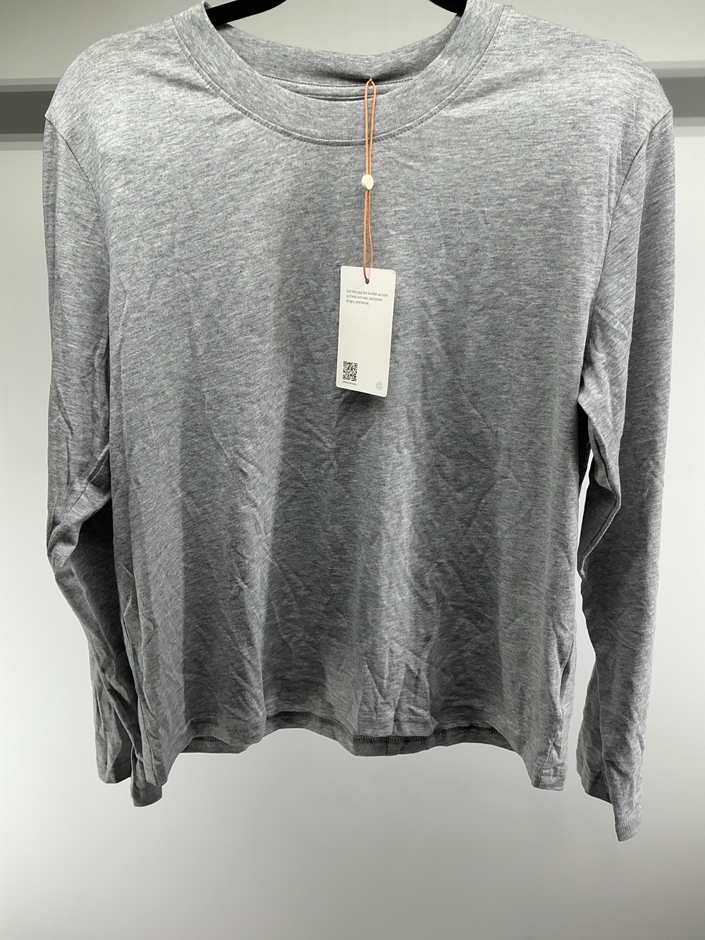 Cotton Modal Relaxed Long Sleeve Tee